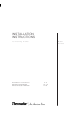 Thermador WDC30E Installation Instructions Manual