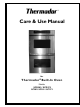 Thermador SCD302 Care And Use Manual