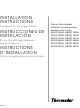Thermador KBUIT4250A Installation Instructions Manual