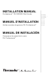 Thermador PROFESSIONAL PH PH30 Installation Manual
