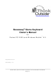Think Outside Stowaway Stowaway Sierra Keyboard Owner's Manual