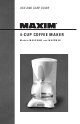 Maxim MAXCM4B Use And Care Manual