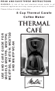 Melitta ME8TPB Use And Care Manual