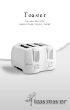 Toastmaster T2050W Use And Care Manual