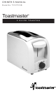 Toastmaster T210/T210B Owner's Manual