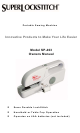 Sew Pro SuperLockstitch SP-403 Owner's Manual