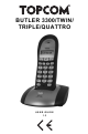 Topcom BUTLER 3300/Twin User Manual