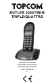 Topcom BUTLER 3300 Bruksanvisning