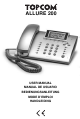 Topcom ALLURE 200 User Manual