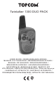 Topcom 1300 DUO PACK User Manual