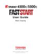 Toshiba e-STUDIO4500c User Manual