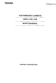 Toshiba LF494 Instruction Manual