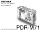 Toshiba PDR-M71 Instruction Manual