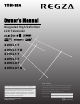 Toshiba Regza 32HL17 Owner's Manual