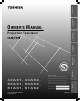 Toshiba 43A61 Owner's Manual