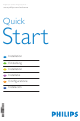 Philips 42PFL7433D/12 Quick Start Manual