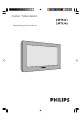 Philips 29PT5342/60 Operating Instructions Manual