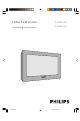 Philips 21PT5121/60 Operating Instructions Manual