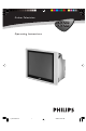 Philips 34PT4323/71R Operating Instructions Manual