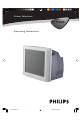 Philips 21PT1323/71R Operating Instructions Manual