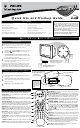 Philips 27PT633R Quick Use And Hookup Manual