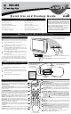 Philips 20PT653R Quick Use And Hookup Manual