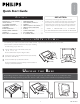 Philips 20TA1600/98 Quick Start Manual