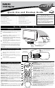 Philips 30PW6341/37B Quick Use And Hookup Manual