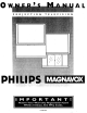 Philips Magnavox 7P6030W Owner's Manual