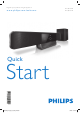 Philips HTS8161B/12 Quick Start Manual