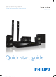 Philips HTS3538/12 Quick Start Manual