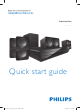 Philips HTS3541/12 Quick Start Manual