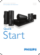 Philips HTS5520/12 Quick Start Manual