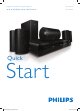 Philips HTS3520/05 Quick Start Manual