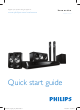 Philips HTS5543/12 Quick Start Manual