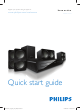 Philips HTS3531/93 Quick Start Manual