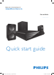 Philips HTS3251/12 Quick Start Manual