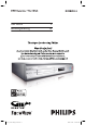 Philips DVDR7300H/05 User Manual
