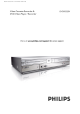 Philips DVDR3320V/05B User Manual
