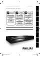 Philips DVDR3506/37B Quick Start Manual