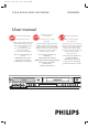 Philips DVDR3320V/37B User Manual