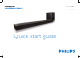 Philips CSS2123B/F7 Quick Start Manual