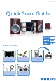 Philips MCD718/37B Quick Start Manual