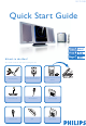 Philips MCD288/37B Quick Start Manual