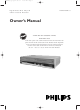 Philips DVP620VR/17B Owner's Manual