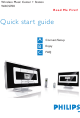 Philips WAC700/05 Quick Start Manual