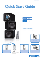 Philips MCM128B/05 Quick Start Manual