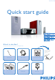 Philips MCM119/05B Quick Start Manual