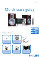 Philips MCM700/12 Quick Start Manual