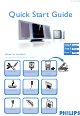 Philips MCD288/05 Quick Start Manual